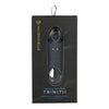 Introducing the Sensuelle Trinitii Suction Tongue 18k Gold Black Flickering Clitoral Stimulator