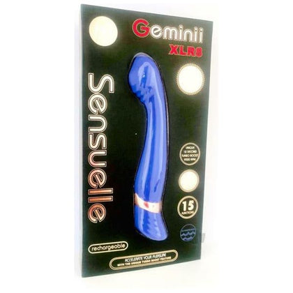 Introducing the Sensuelle Geminii XLR8 U-Violet Dual Motor G-Spot and Clitoral Stimulator - Unleash Your Sensual Desires