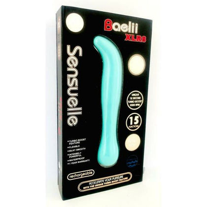 SENSUELLE Baelii XLR8 E-Blue Vibrating G-Spot Stimulator - Intensify Pleasure with Precision