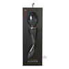 Introducing the Sensuelle XLR8 Alluvion Dual-Ended Wand Vibrator - Model SXL-2000 - Black - Adult Naughty Store