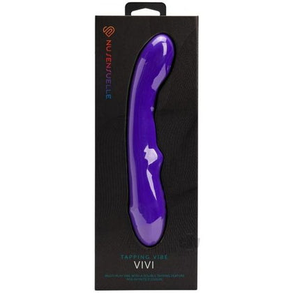 Sensuelle Vivi Dbl Tap Vibe Purple - Multi-Play G-Spot and Clitoral Stimulator for Unparalleled Bliss