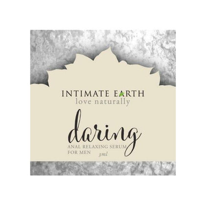 Intimate Earth Daring Anal Relax 3ml Foil - Premium Herbal Serum for Relaxing Anal Sphincter, Model #DA-3, Unisex, Enhances Comfort During Anal Play, Clear