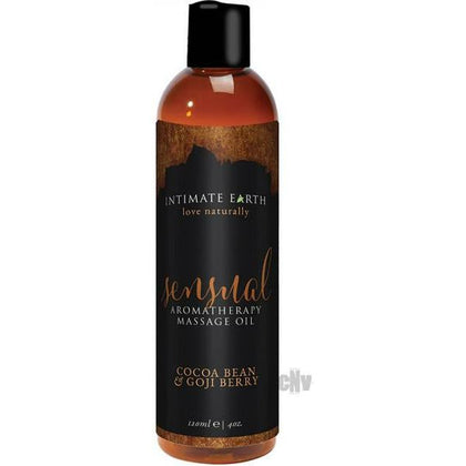 Intimate Earth Sensual Massage Oil 4oz: The Ultimate Pleasure Elixir for Couples - Adult Naughty Store