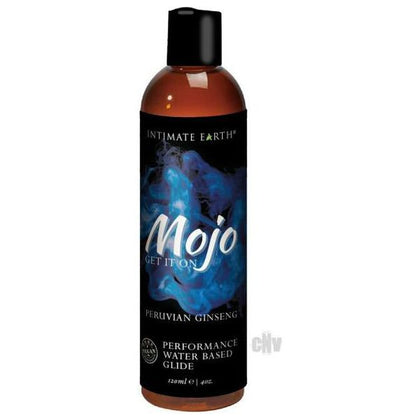 Mojo Peruvian Ginseng Water Glide 4oz - Powerful Stamina Enhancing Water-Based Lubricant for Long-lasting Pleasure - Vegan, Paraben-Free, and Condom Safe