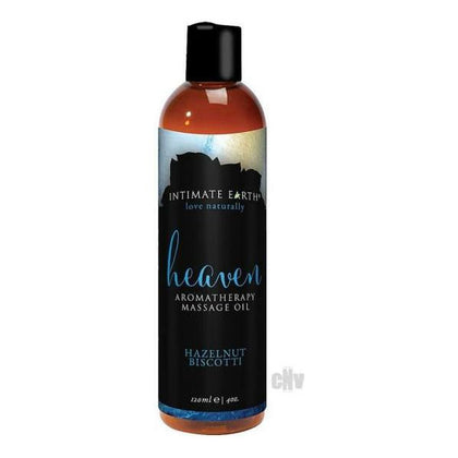 Intimate Earth Heaven Hazelnut Biscotti Massage Oil 4oz - Adult Naughty Store