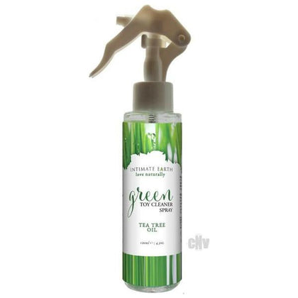 Intimate Earth Green Tea Tree Toy Cleaner Spray 4.2oz - Adult Naughty Store