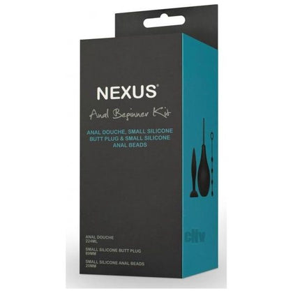 Nexus Anal Beginner Kit - Versatile Pleasure Set for Intimate Exploration - Model NABK-001 - Unisex - Anal Stimulation - Sleek Black