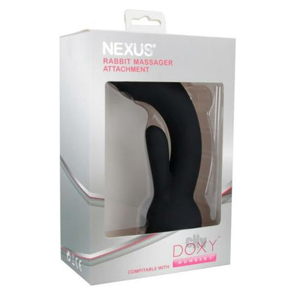 Doxy Rabbit Massager Attachment - The Ultimate Pleasure Enhancer for Intense Clitoral and G-Spot Stimulation in Luxurious Silicone