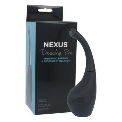 Nexus Douche Pro - Anal Douche with Prostate Nozzle - Model ND-2021 - Male - Intimate Cleansing - Black