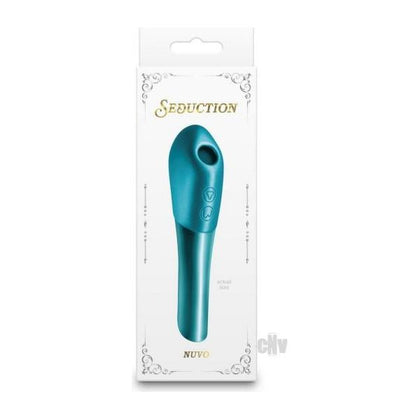 Seduction Nuvo Teal Mini Silicone Air Pulse & Vibrator Vibe NUVO-01 for Women - Clitoral Stimulation - Teal