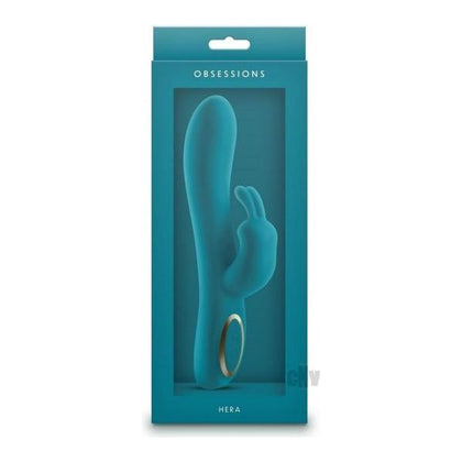 Obsessions Hera Teal Silicone Vibrator | Model: Teal | Unisex | Clitoral Stimulation | Teal - Adult Naughty Store