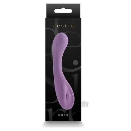 Desire Pure Gray Silicone Multi-Speed Vibrator - Model DP-003 - For Women - Clitoral Stimulation - Elegant Gray - Adult Naughty Store