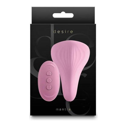 Desire Mantra Pink Dual Motor Panty Vibrator - Model DH567 - Female - Clitoral Stimulation - Luxurious Silicone