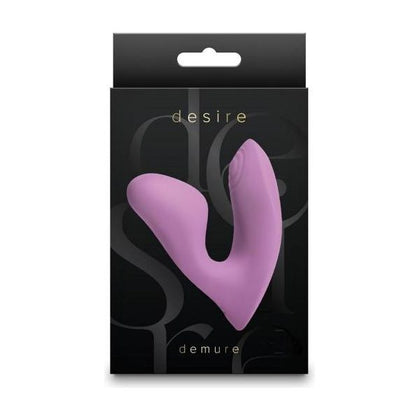 Demure by Desire Lavender Dual Motor Wearable Vibrator - Model D7 - Female - Vaginal & Clitoral Stimulation 🌸