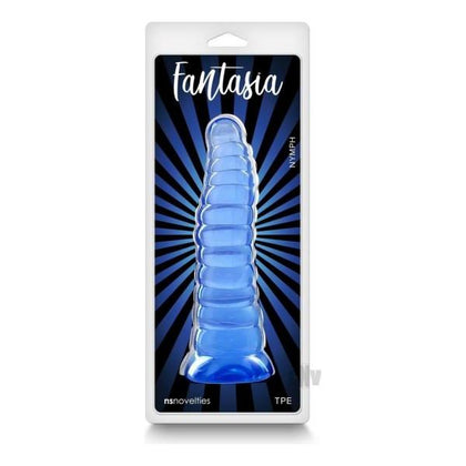 Fantasia Nymph Blue - Luxurious Flexible TPE Vibrator for Women - 7.01-Inch Insertable Length - Intense Pleasure in a Captivating Blue Hue