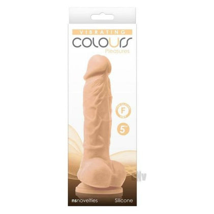 Colours Pleasures Rechargeable Dildo Vibe 5 - White: The Ultimate Pleasure Experience for Intense Stimulation - Adult Naughty Store