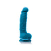 Colours Dual Density 5 inches Dildo Blue - The Ultimate Pleasure Experience for All Genders and Intense Stimulation in a Captivating Blue Hue - Adult Naughty Store