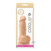 Colours Pleasures 4-Inch Beige Silicone Realistic Dildo for Sensual Pleasure - Adult Naughty Store