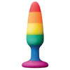 Colours Pride Edition Pleasure Plug Small Rainbow: The Ultimate Pleasure Experience for All Genders in Stunning Rainbow Hues