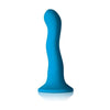 Colours Wave 6 inches Dildo Blue - Adult Naughty Store