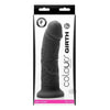 Silicone Pleasure Pro Girth 7 Realistic Dildo - Model SP-7B - Black - For Intense Sensations and Ultimate Satisfaction - Adult Naughty Store