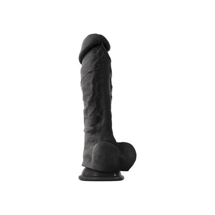 ColourSoft 8-Inch Soft Dildo - Model CS-8B - Unisex Pleasure - Black - Adult Naughty Store