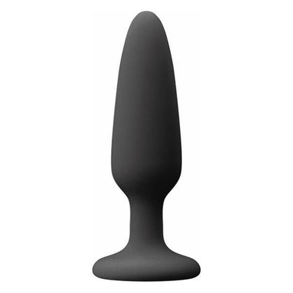 Colours Pleasures Small Plug - Premium Silicone Anal Toy - Model CPSP-001 - Unisex - Intense Pleasure - Black - Adult Naughty Store