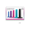 Colours Silicone Dilator Kit - Essential Intimate Health 5-Piece Set (Model: CDK-5XS-L) - Unisex - Vaginal Dilators in Vibrant Shades - Adult Naughty Store