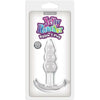 Jelly Rancher Ripple T-Plug Clear - Premium Unisex Anal Pleasure Toy, Model T4.3x2.6x1 - Adult Naughty Store