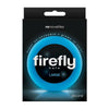 Firefly Halo Large Cock Ring Blue - Silicone Glow in the Dark Enhancer for Men - Model X-100 - Stimulates and Delights - Blue - Adult Naughty Store