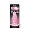 Firefly Pleasure Plug Small Pink - Illuminating Tapered TPE Anal Plug for Sensual Delights (Model FP-01) - Unisex Pleasure Toy - Adult Naughty Store