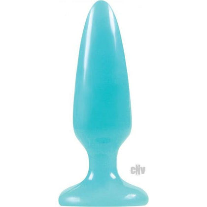 Firefly Pleasure Plug Small Blue - Illuminating Anal Toy for Sensual Delights - Model FP-001 - Unisex - Intense Anal Stimulation - Vibrant Blue