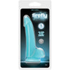 Firefly Smooth Glowing Dong 5 inches Blue - Illuminating Pleasure for Intimate Moments - Adult Naughty Store