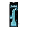 Firefly 5-Inch Glow in the Dark Silicone Pleasure Dildo - Blue, Model FFD-5B, Unisex, Intense Internal Stimulation - Adult Naughty Store