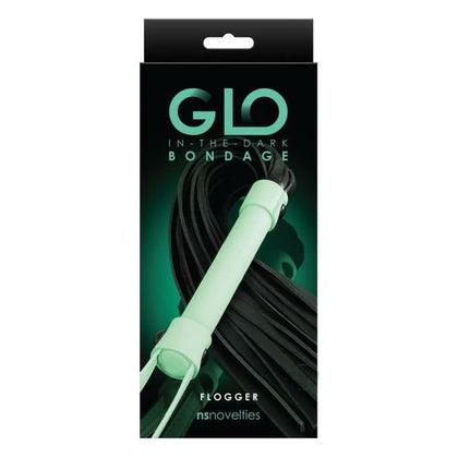 NS Novelties GLO Bondage Flogger Green - Excite and Illuminate Your BDSM Adventures