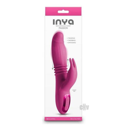 INYA Passion Pink Rabbit Thrusting Vibrator INYA-001 for Women G-Spot Stimulation