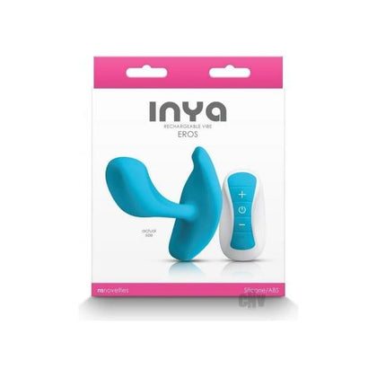 Inya Eros Blue Remote-Controlled Silicone Internal Stimulation Vibrator for Couples - Model ERO-2001 - Female Pleasure - Blue