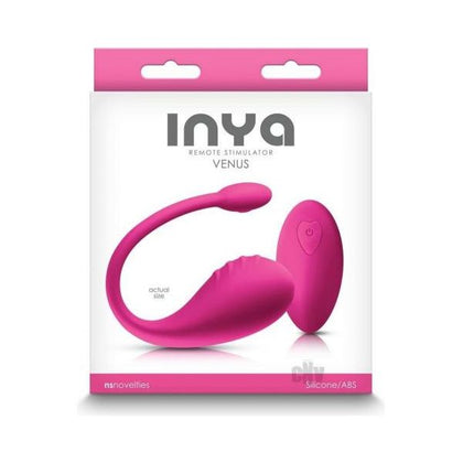 Inya Venus Pink Silicone Remote Control Vibrating Love Egg - Intense Pleasure for Couples and Solo Play