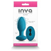 Inya Alpine Teal Gyrating Remote-Controlled Butt Plug for Sensational Anal Pleasure - Model A1, Unisex, Water Resistant - Adult Naughty Store