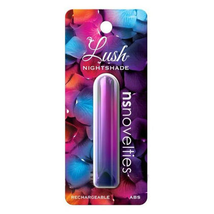 Lush Nightshade Multicolor Petite Rechargeable ABS Vibrator - 10 Speeds and Functions - Water Resistant - Suitable with All Lubricants - Adult Naughty Store