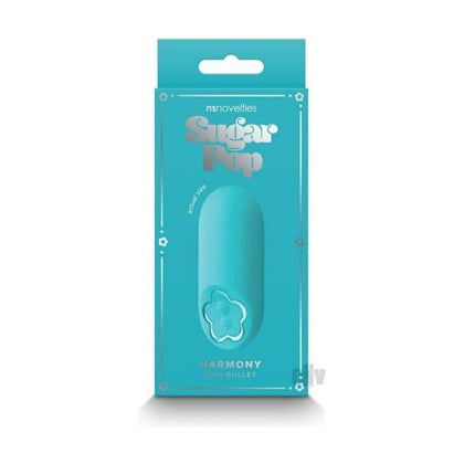 Harmony by Sugar Pop Teal - HP-10T Mini Vibrator for Intense Pleasure and Satisfaction - Suitable for All Genders - Water Resistant - 10 Vibration Patterns