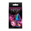 Rear Assets Multicolor Small Pink Anal Plug - Model RAMP-01 - Unisex Pleasure Toy - Adult Naughty Store