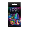 Rear Assets Multicolor Small Rainbow Anal Toy - Model RA-001 - Unisex Pleasure - Lightweight Aluminum - Vibrant Sensations - Adult Naughty Store