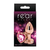 Rose Gold Heart Small Pink Anal Toy - Model RG-001 - For Sensual Pleasure - Suitable for All Genders - Adult Naughty Store