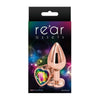 Rear Assets Rose Gold Heart Med Rainb - Adult Naughty Store