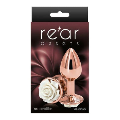Rear Assets Rose Small White
Introducing the Exquisite Pleasures Rear Assets Rose Small White Anal Toy - Model RS-001.