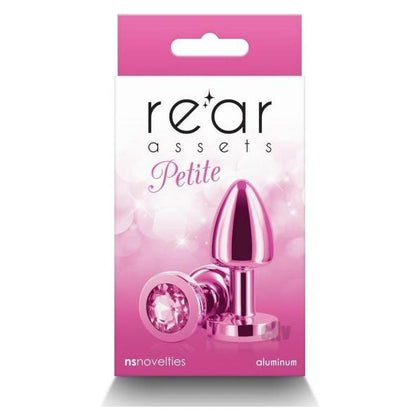 Petite Pink Rear Assets: Lightweight Aluminum Anal Toys for Effortless Pleasure - Model PRA-001, Designed for All Genders, Perfect for Sensual Delight in the Rear, Chrome-Plated, Pink - Adult Naughty Store