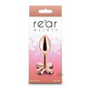 Rear Assets Clover Rose Gold Lightweight Aluminium Anal Plug for Him, Area of Pleasure, Gold - Adult Naughty Store