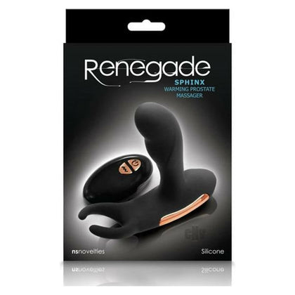 Renegade Sphinx Warming Prostate Massager - The Ultimate Men's Pleasure Center - Model RS-001 - Prostate Stimulation - Black