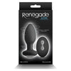 Renegade Alpine Black Remote-Controlled Gyrating Butt Plug - Model RAB-2001 - Unisex Anal Stimulation - Black - Adult Naughty Store